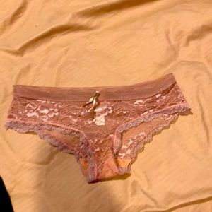 Pink underwear with bow